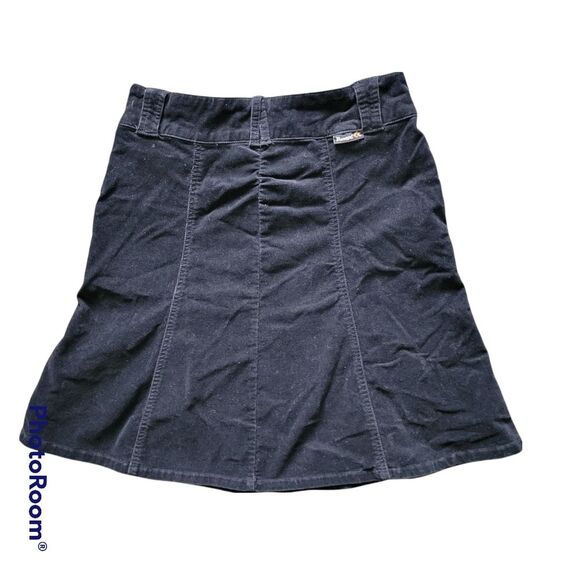 REWIND BLACK CORDUROY SKIRT - 9 - Picture 3 of 7